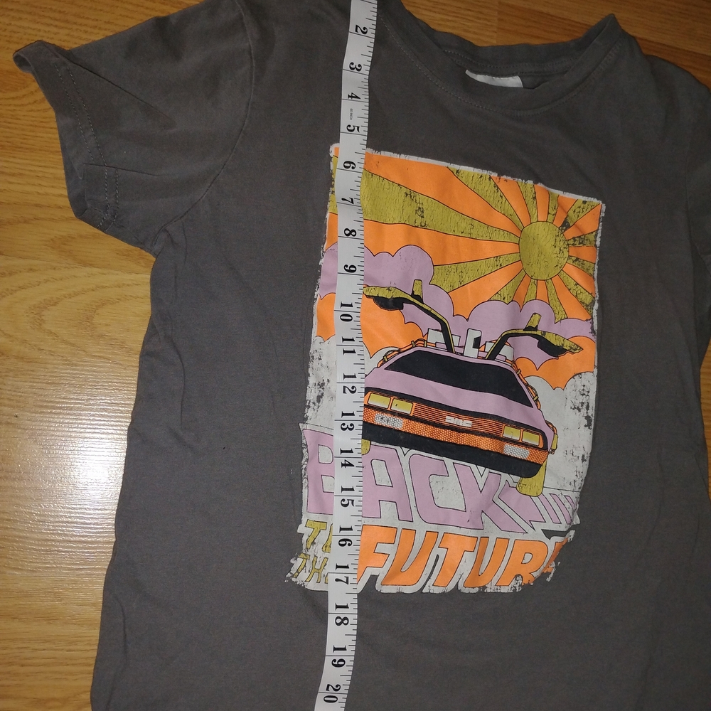 Back to the Future Graphic T-Shirt - Gray